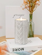 wax flameless candle